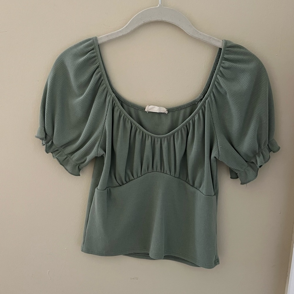 Light green Altar’d State crop top